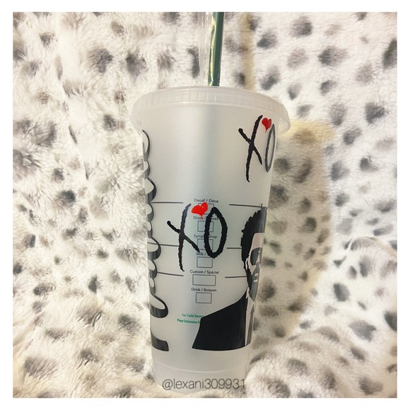 Custom The Weeknd Starbucks cups - Picture 3 of 8